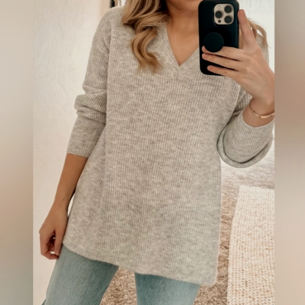 V-Neck Halogen Sweater NWT!